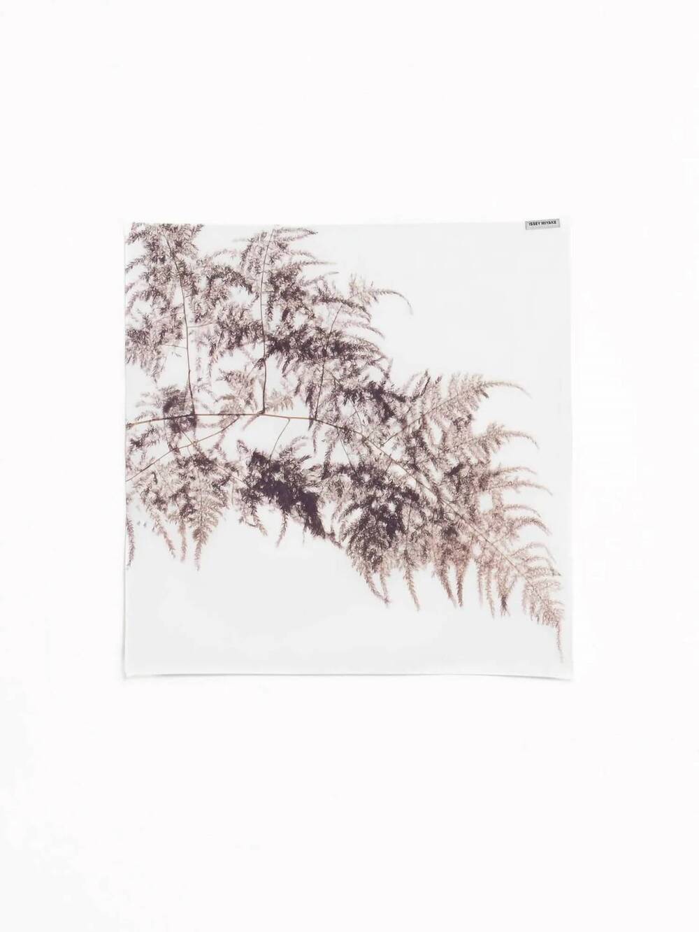 NEW ISSEY MIYAKE women's pressed flora bandana in asparagus